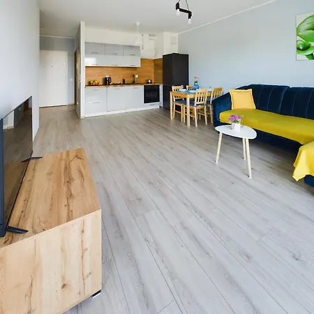 Apartmán Bright & Modern Braminskiego With Parking And Balcony By Renters Gdaňsk